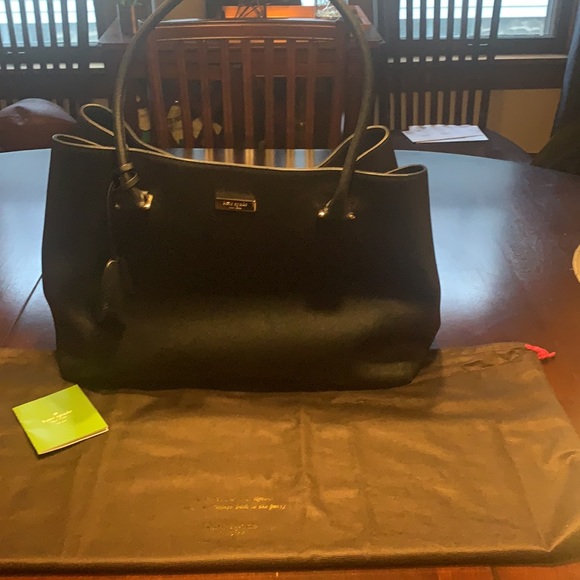 Kate Spade Leather Tote Bag BLACK - Picture 15 of 15